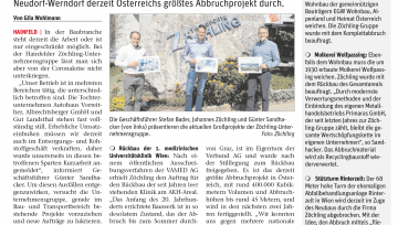 Großprojekte trotz Coronakrise