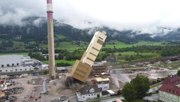 Sprengung in Trieben